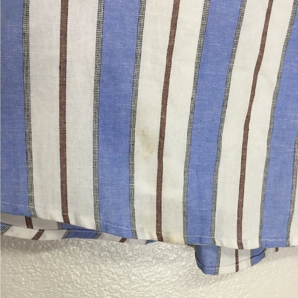 NWT WAYF Striped Linen Skirt